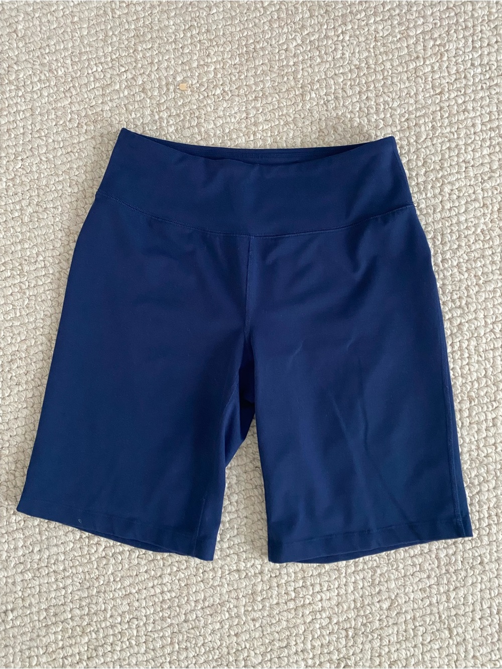 Lands' End Deep Navy Athletic Shorts Women’s Size Small